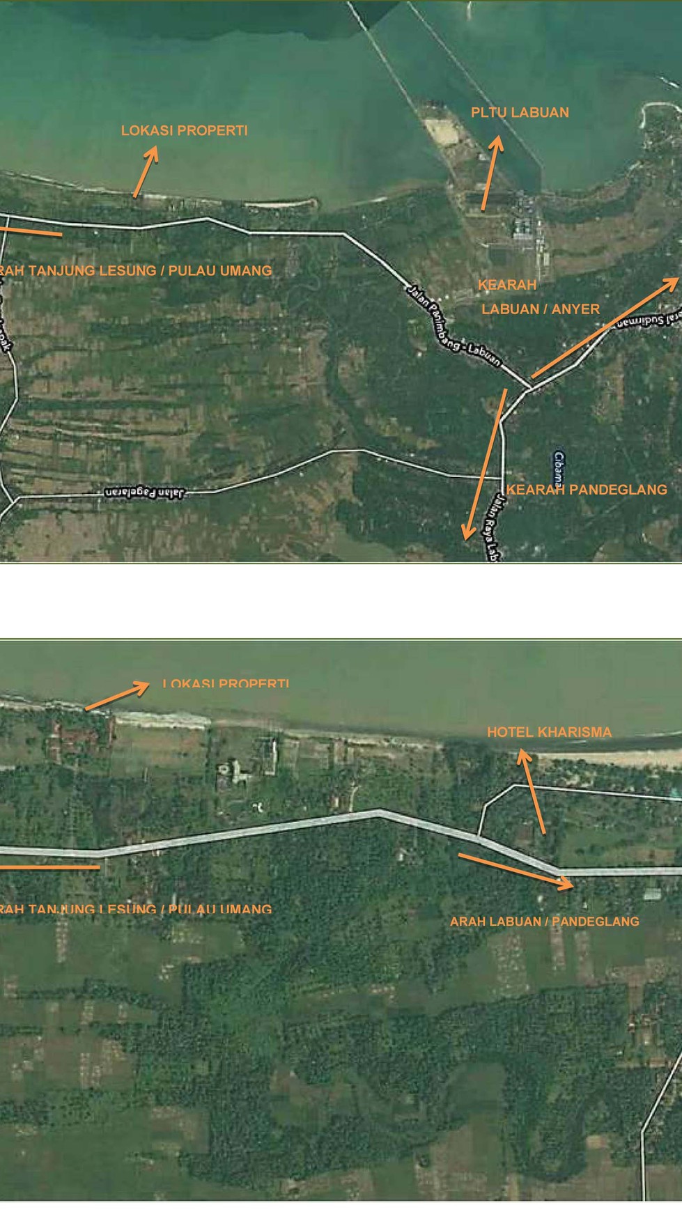 Dijual Kavling Ex. Penginapan di Daerah Labuan - Serang