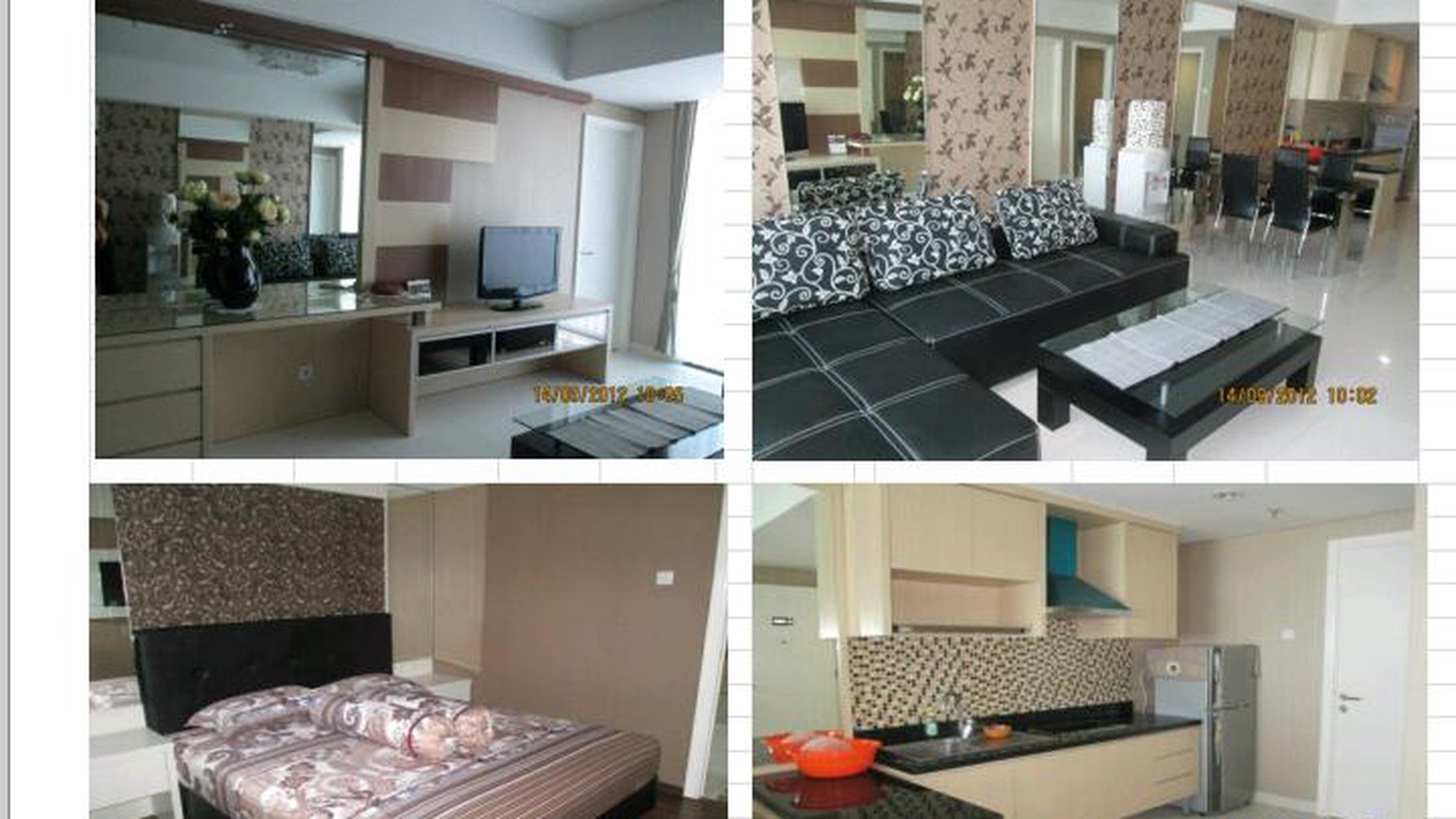 Sewa Apartement Trillium 2BR Furnish
