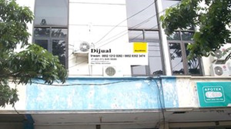 Ruko 3 Lantai, uk 5 x 22M, Sertifikat HGB, Cocok untuk Usaha / Kantor / Resto, Siap Pakai, Bisa Sewa (min 1 th) - IRWN -
