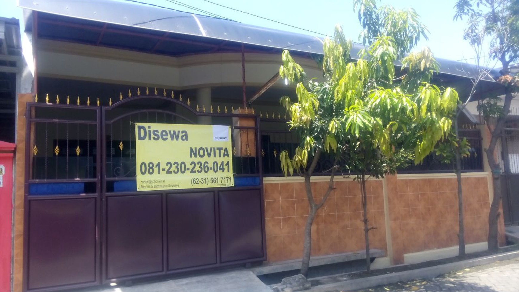 Rumah Sewa dekat Unair