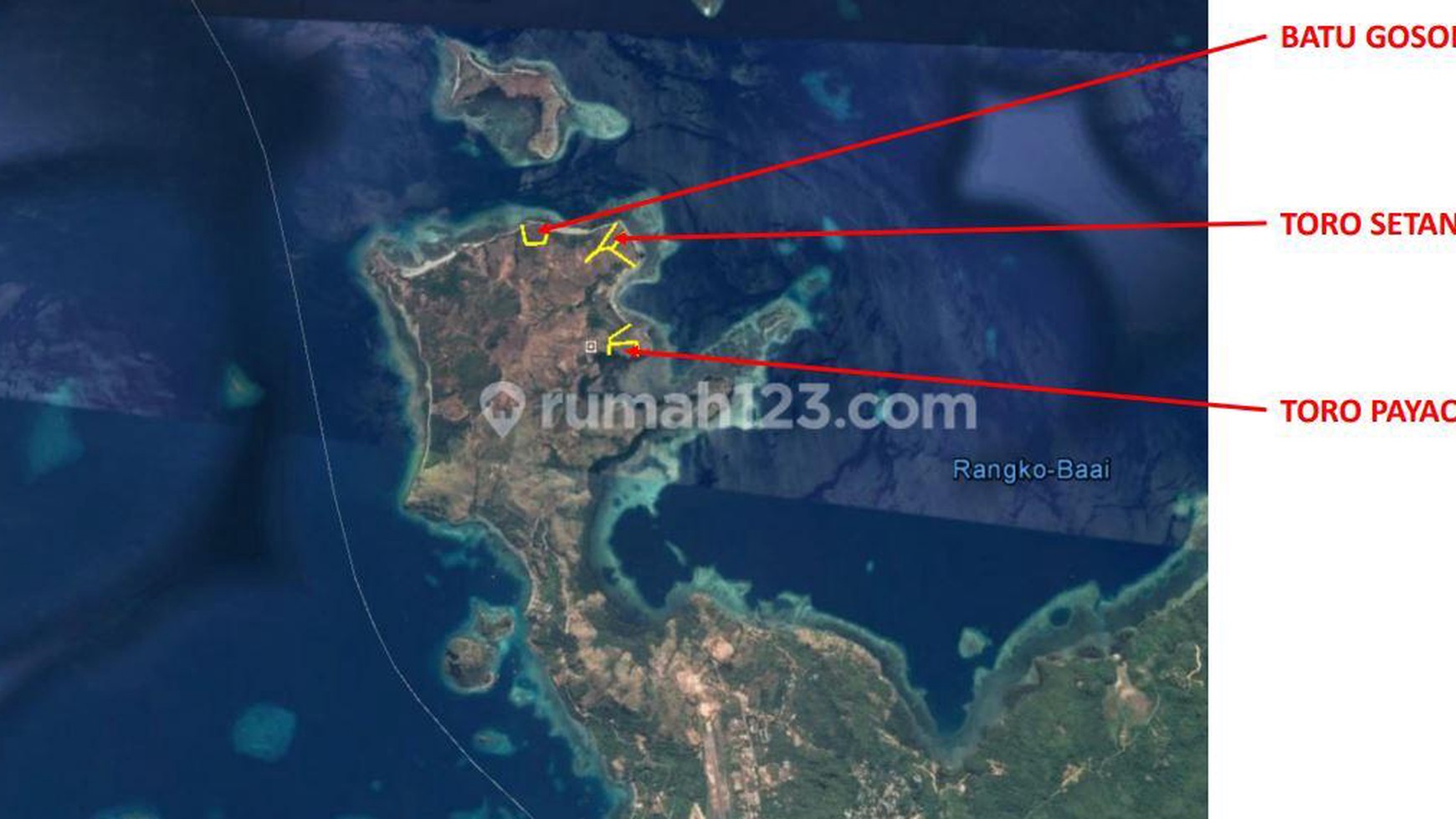Tanah Pinggir Pantai Batu Gosok Labuan Bajo