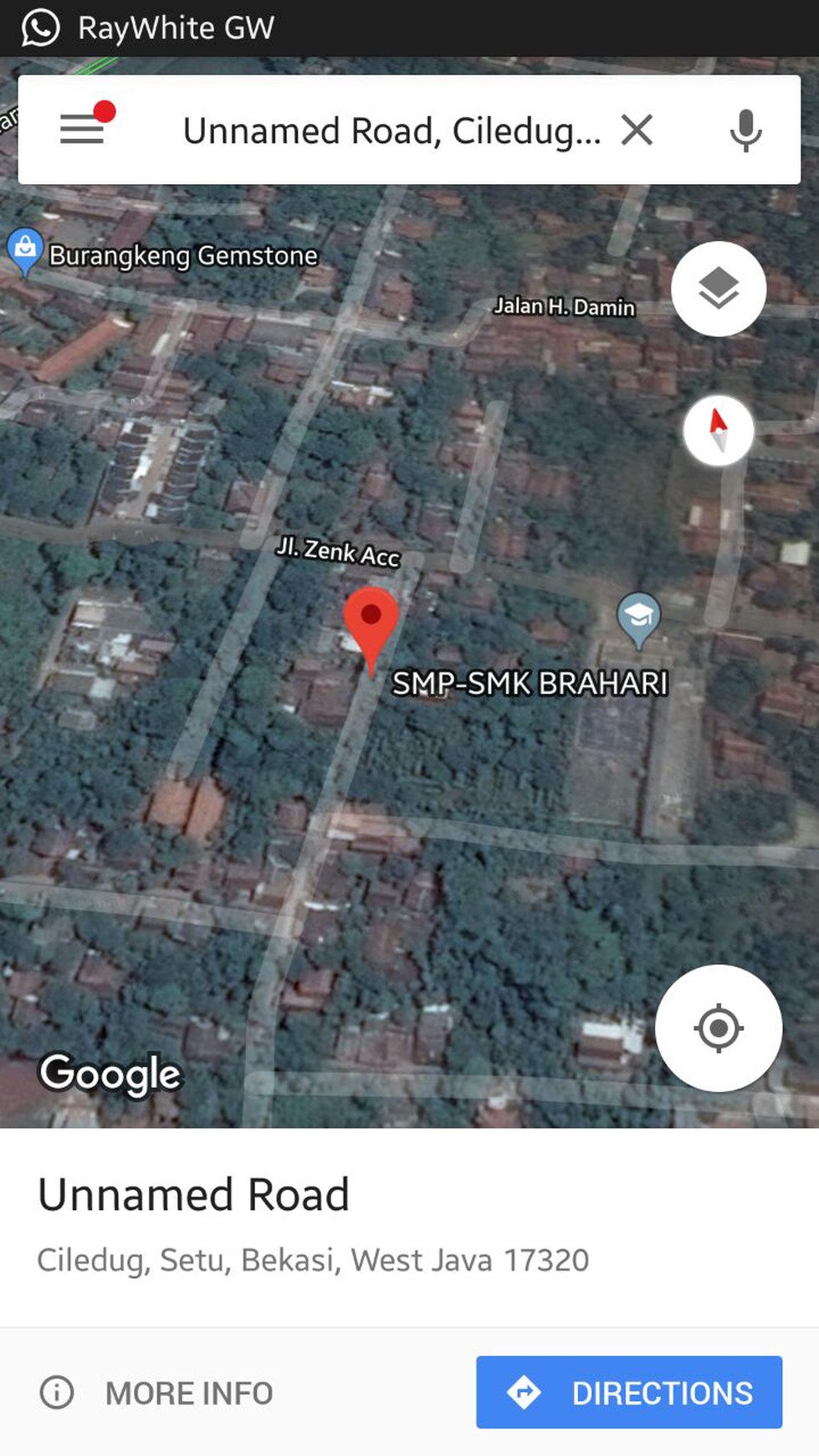 DIJUAL KAVLING CIJENGKOL - SETU - BEKASI