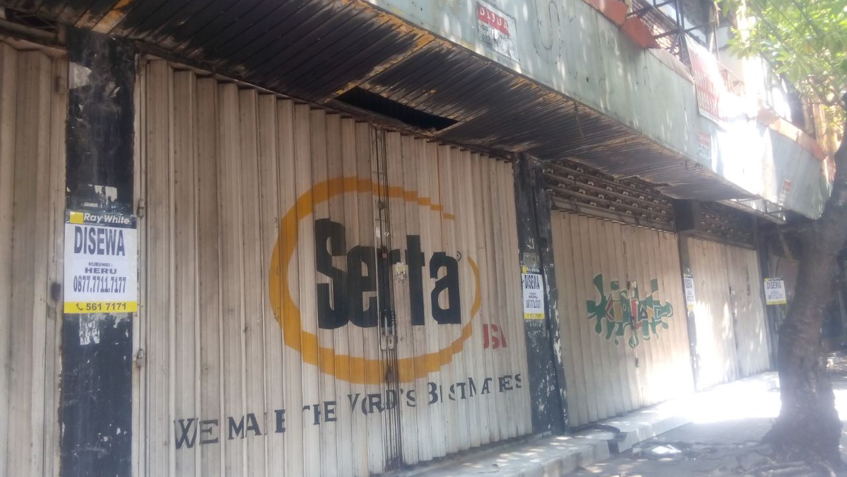 Sewa Ruko Nol Jalan Raya , Strategis