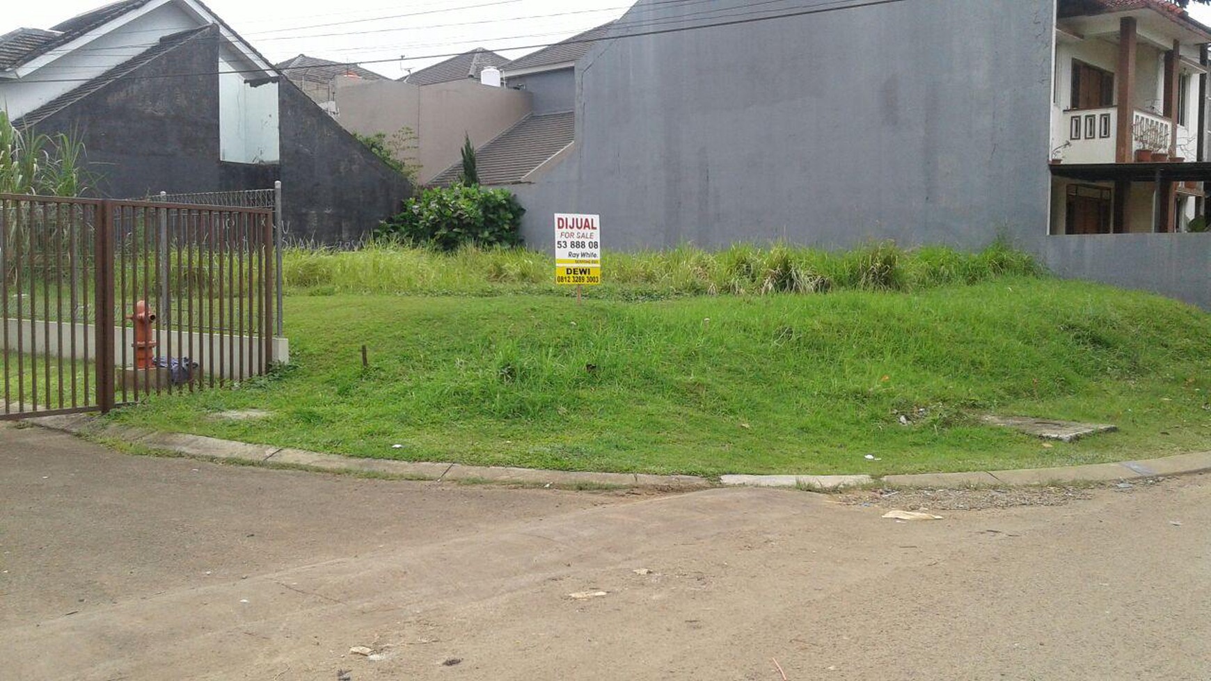 Kavling hoek siap bangun Nusa Loka