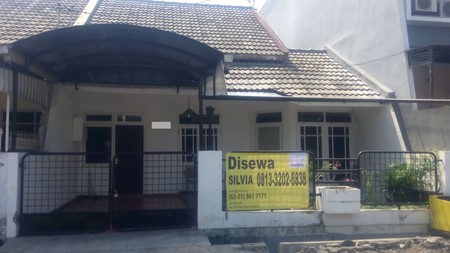 Sewa Rumah daerah Nginden bagus