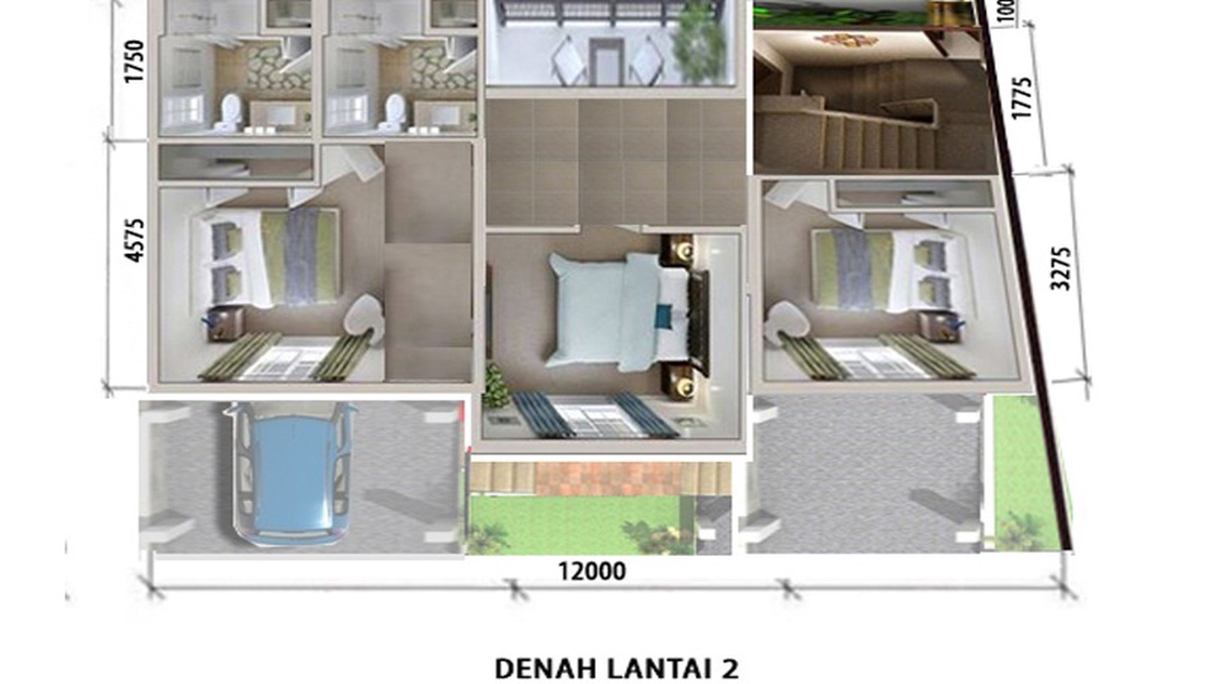 Rumah Baru Gress Minimalis 2 Lantai Cluster di Cipayung Ciputat