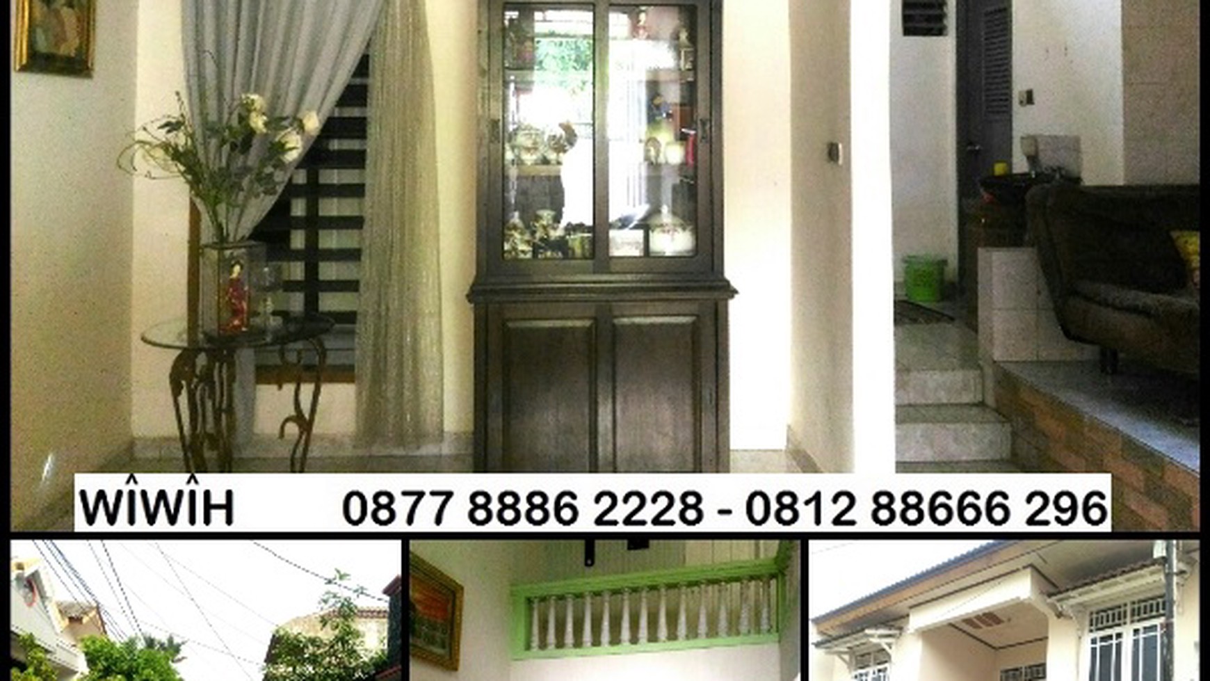 Rumah Area Ciledug 2Lt, Luas 150m harga 1.9M nego