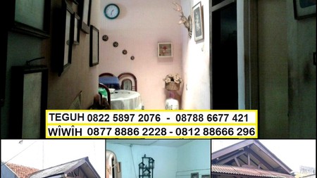 Rumah lama hitung tanah luas 145m harga 1,15M nego sampai deal, Jarang Ada!!!