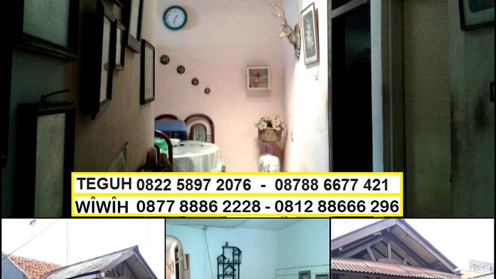 Rumah lama hitung tanah luas 145m harga 1,15M nego sampai deal, Jarang Ada!!!