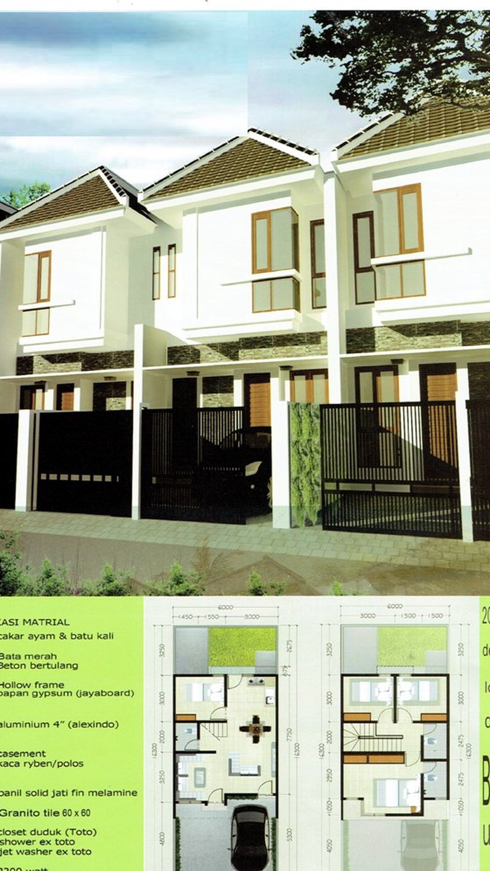 Rumah brand new,siap huni di Pondok Aren