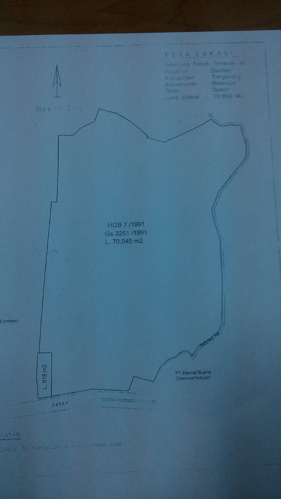 KAVLING SIAP BANGUN DI CIKUPA TANGERANG