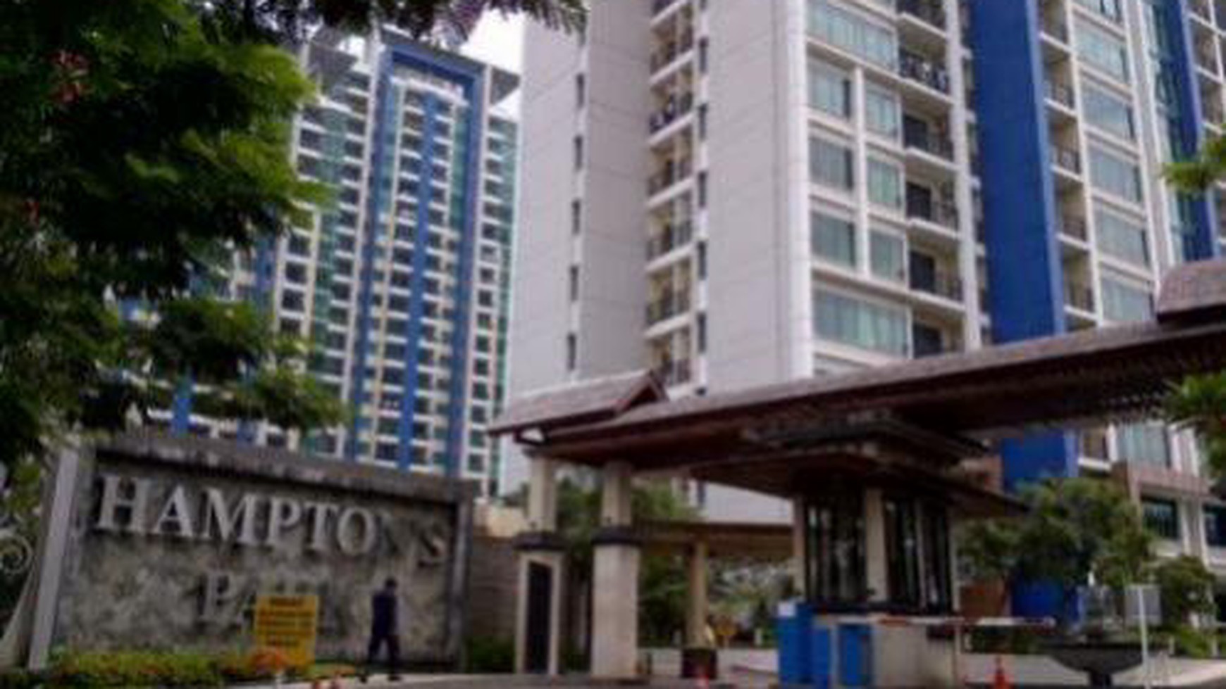 Jual Cepat Apartemen Hampton\'s Park, 2BR Luas 52m harga 1.7M nego sampai Deal