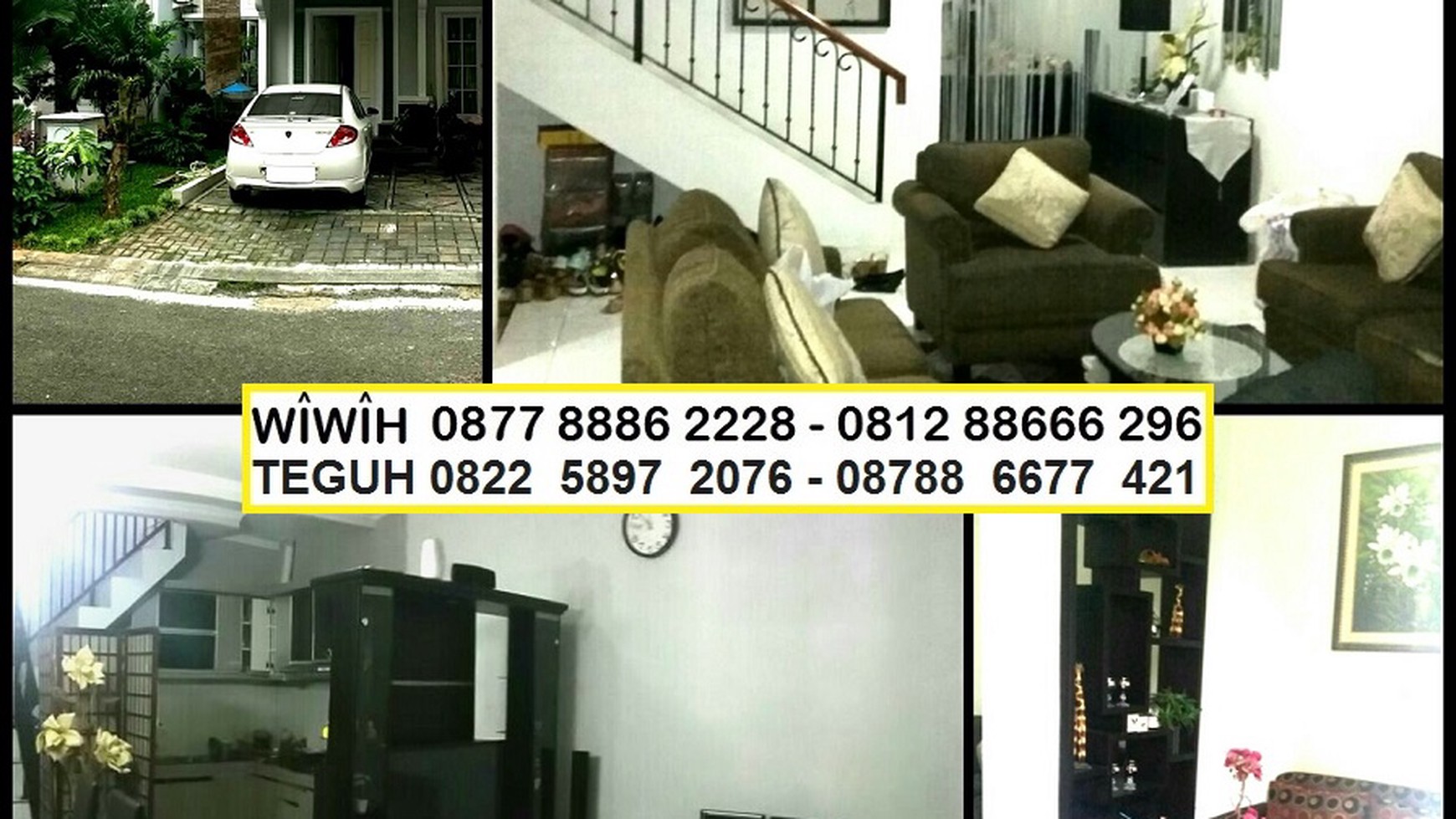 FAMILY HOUSE di Legenda Wisata Cibubur. Rp. 1,35 Milyar Nego