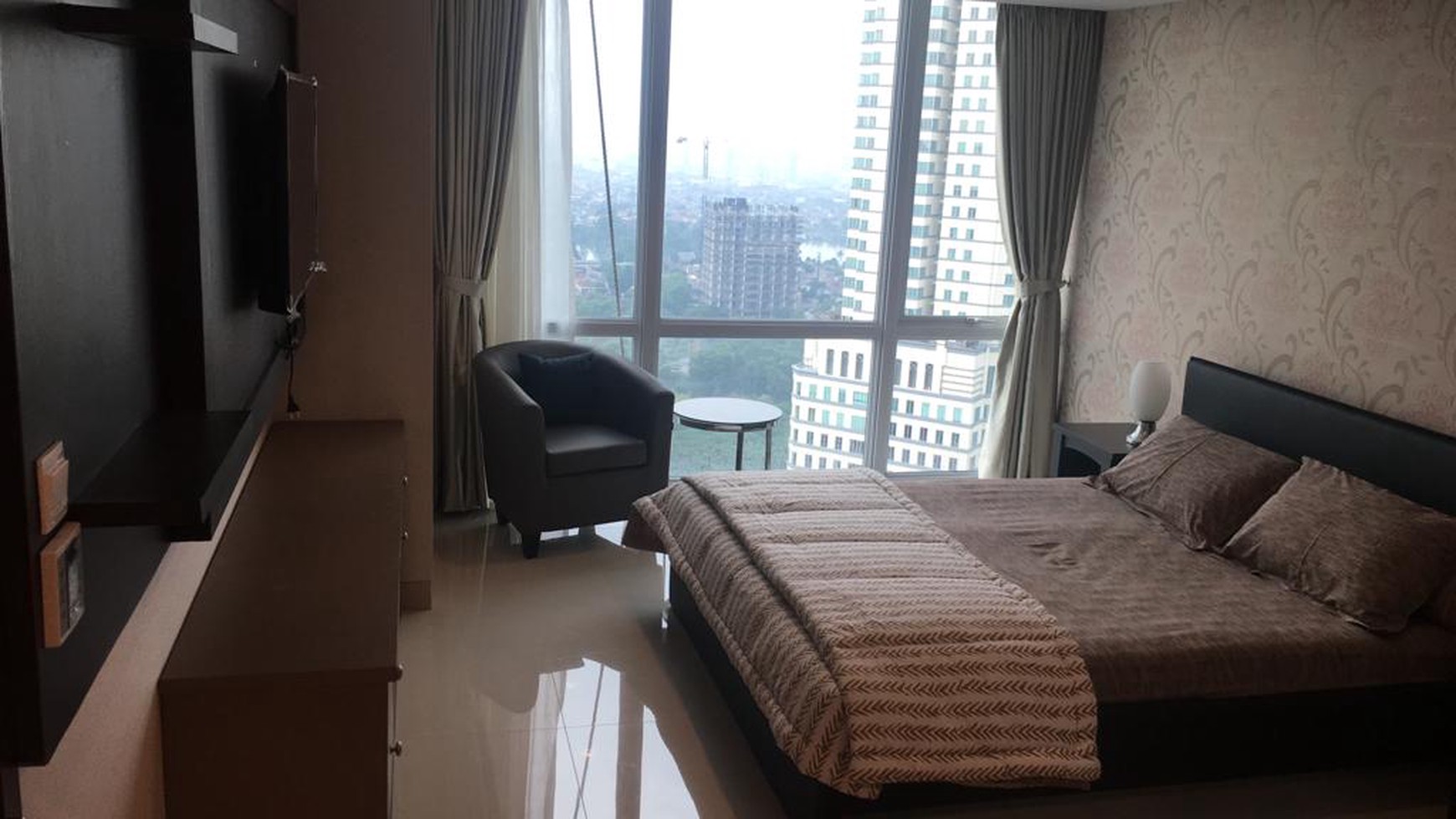 Disewakan Apartment U-Residence Type 2BR Luas Bangunan Lebih Besar- Lippo Karawaci