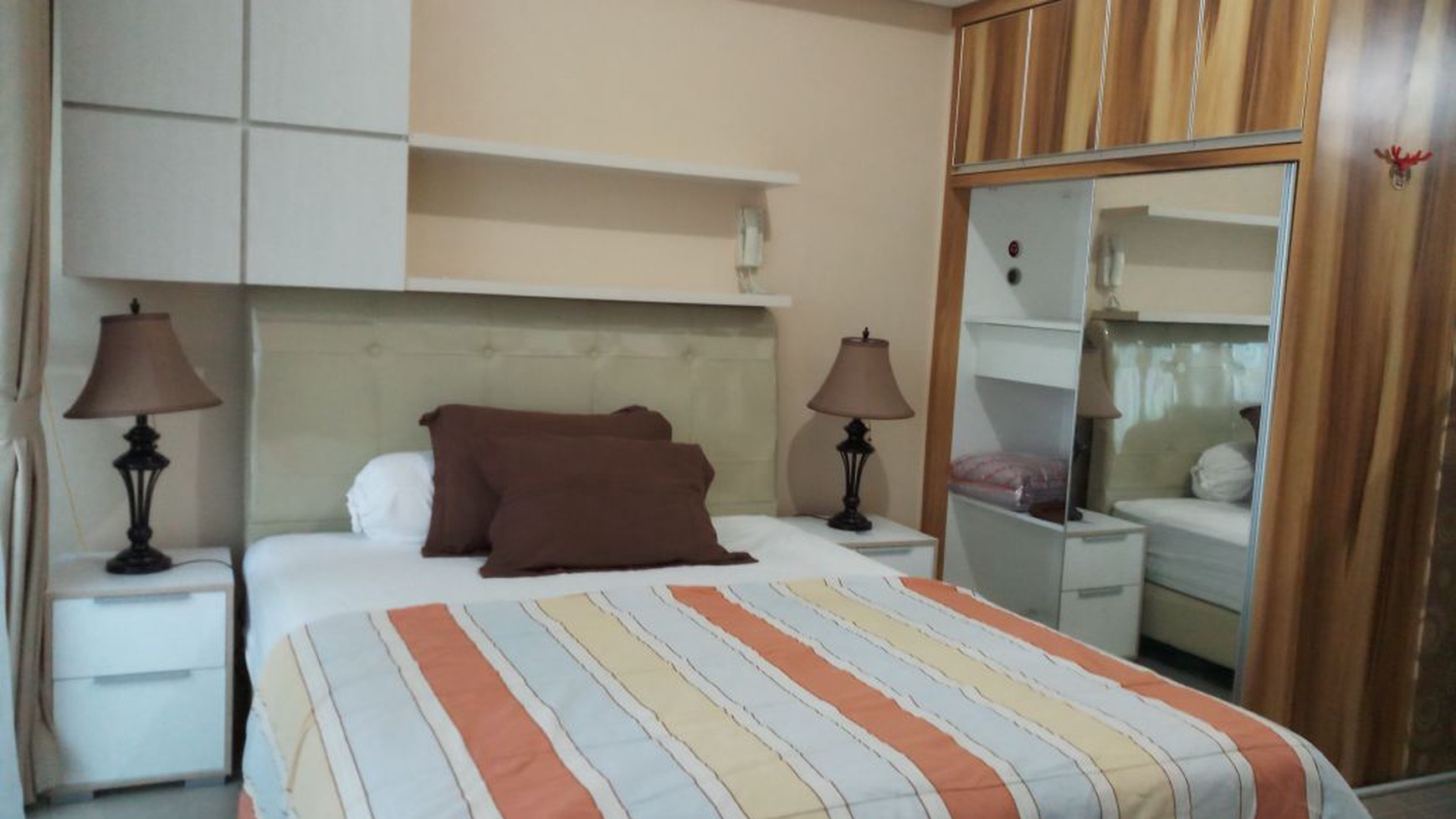 Di Sewakan Apartemen BINTARO PLAZA RESIDENCE, Type Studio, Harga SEWA 65 Juta/Tahun.