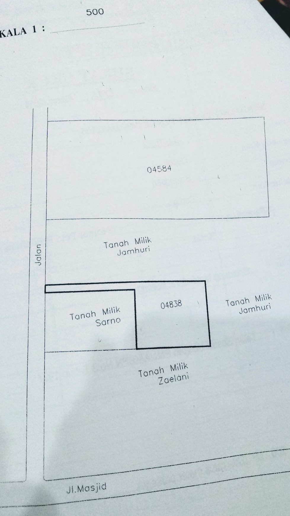 Dijual KONTRAKAN 4 Pintu, di Jl, Raya Curug Bojongsari, Depok, Luas 200 Meter, Harga 650 Juta, NEGO.