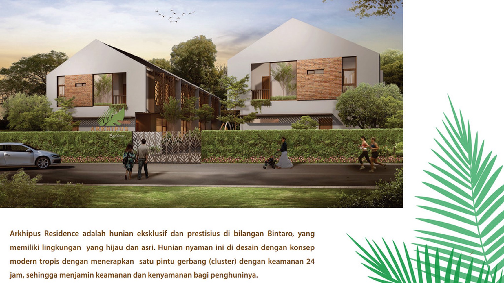 Rumah Cluster Elegan 2 Lantai, Di BINTARO rengas, ciputat, Luas 96 M, Harga 1,5 M#IK