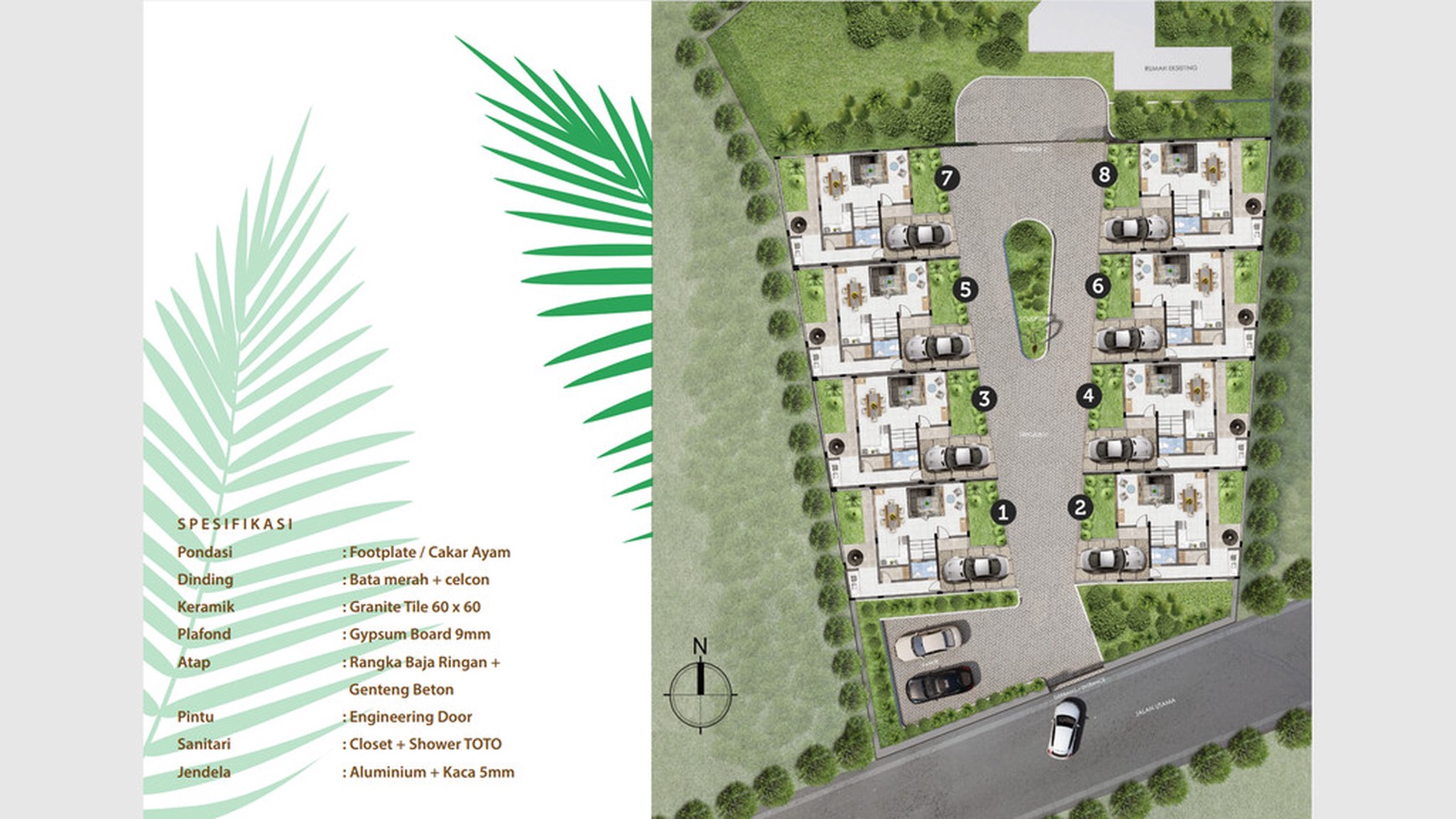 Rumah Cluster Elegan 2 Lantai, Di BINTARO rengas, ciputat, Luas 96 M, Harga 1,5 M#IK