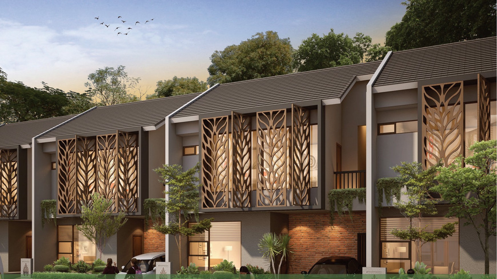 Rumah Cluster Elegan 2 Lantai, Di BINTARO rengas, ciputat, Luas 96 M, Harga 1,5 M#IK
