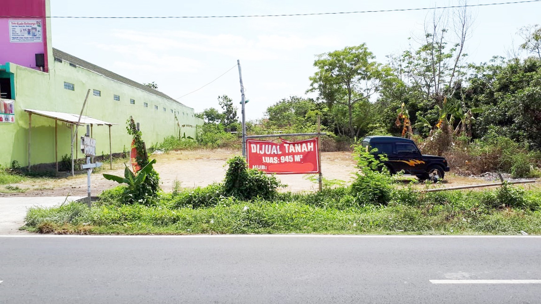 TANAH DILOKASI SETRATEGIS, COCOK UNTUK USAHA, RUMAH, DLL, SAMBISARI