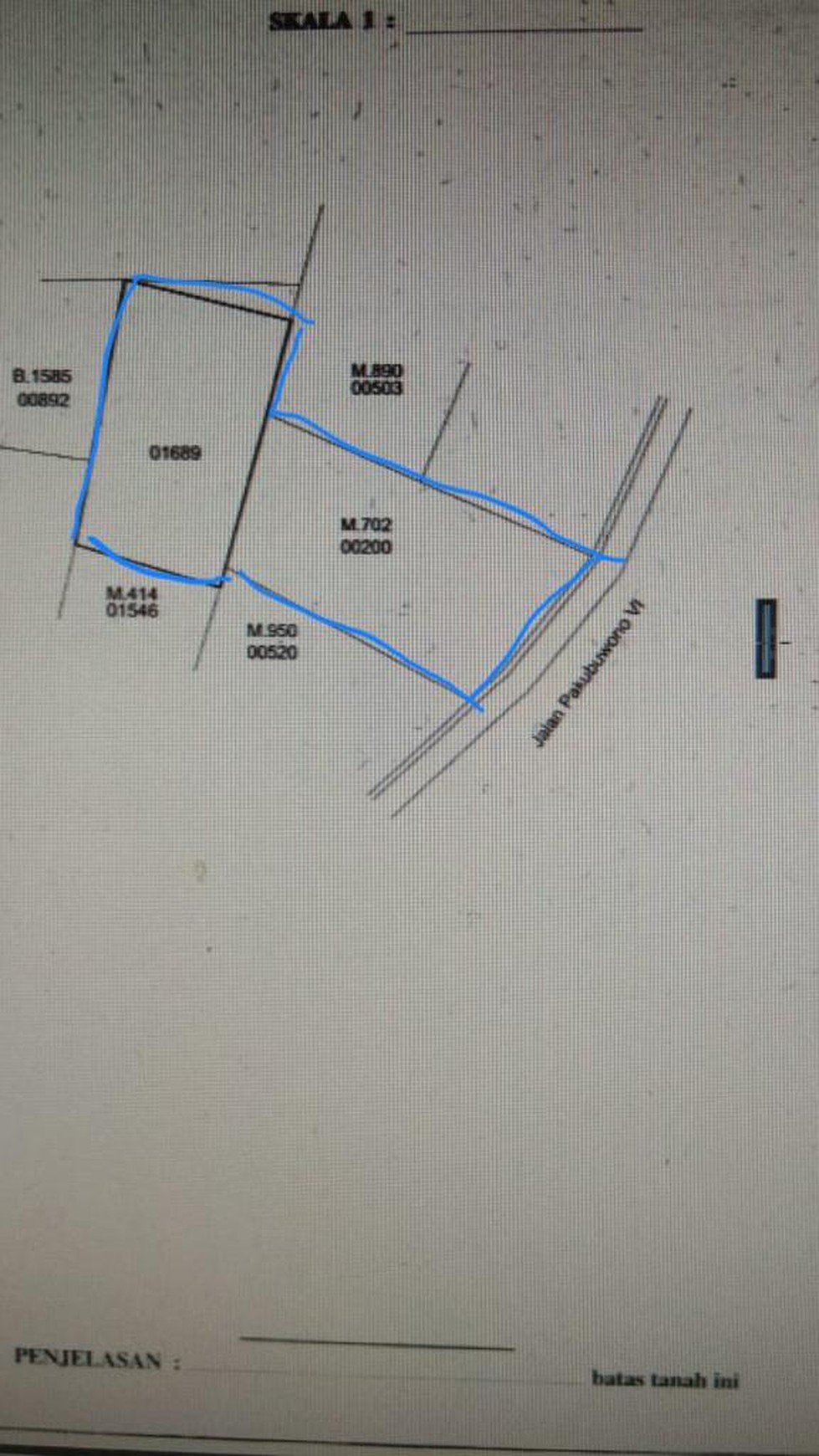 Jual Tanah di Pakubuwono Kebayoran Baru