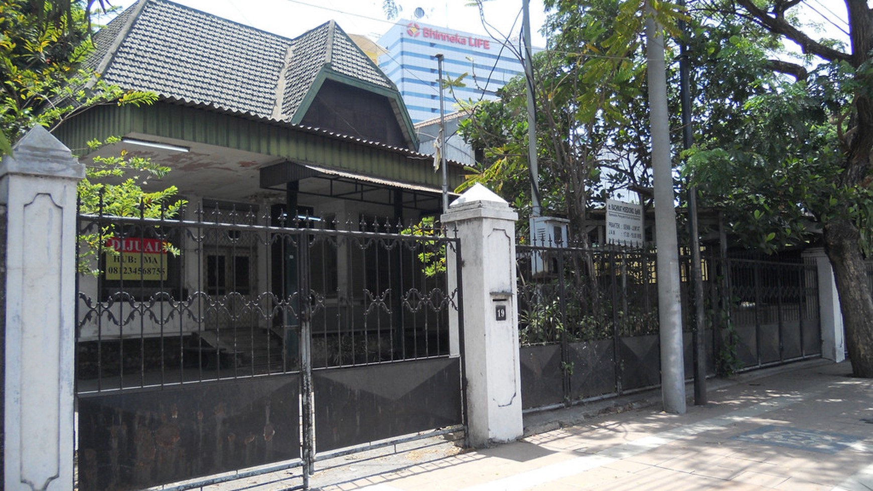 Bangunan lama pusat kota cocok untuk hotel