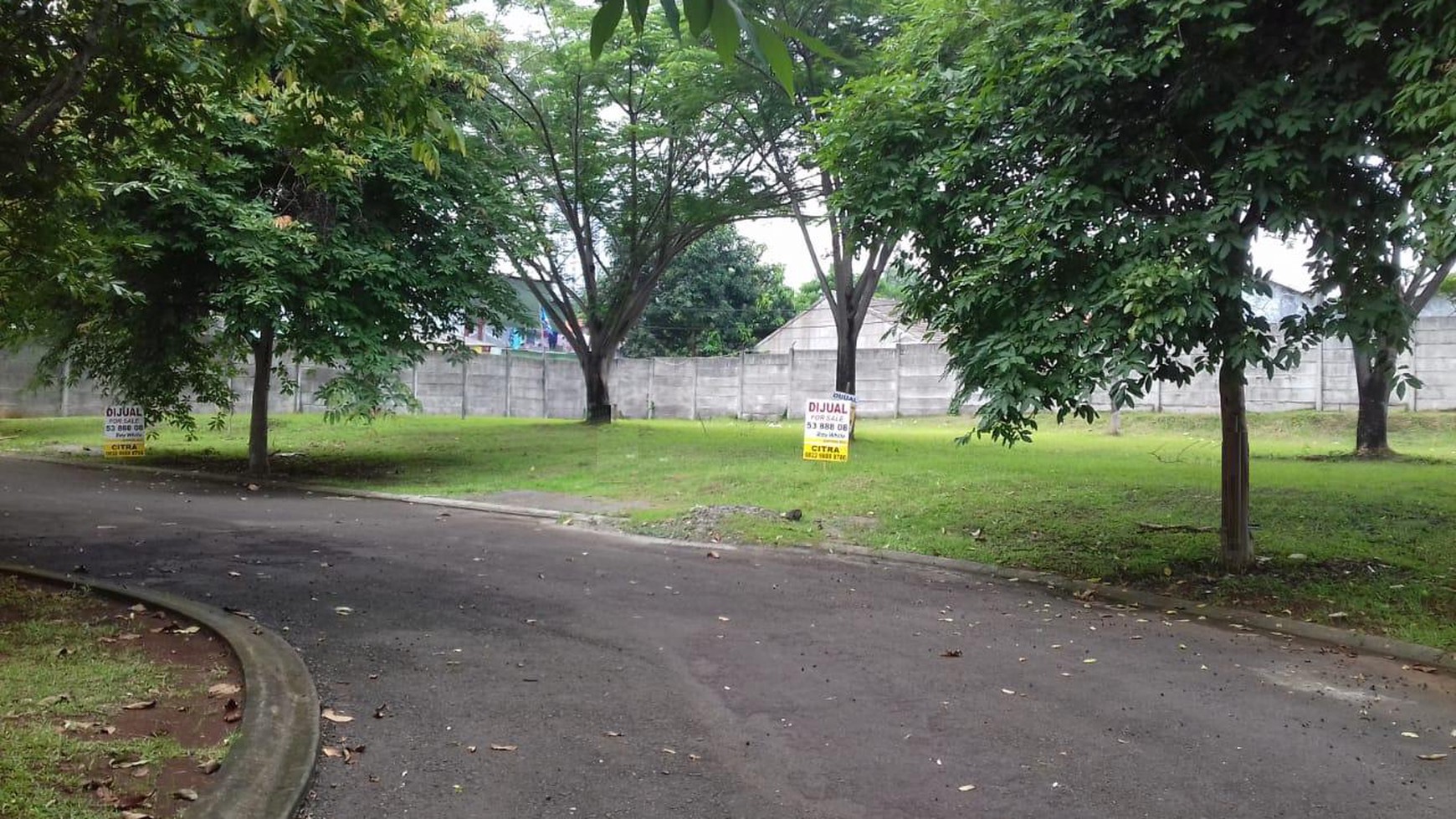 Kavling unik View sungai Puspita Loka