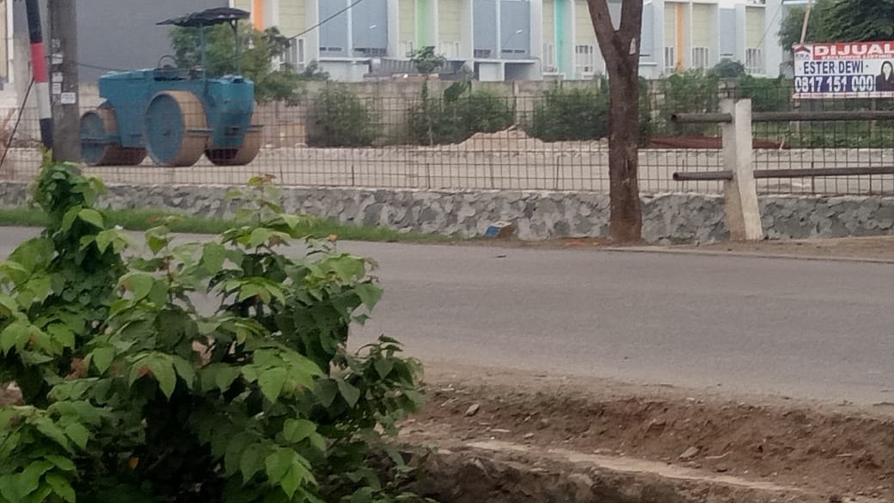 Dijual 2 Lahan di Pinggir Jalan Raya Kalibaru - Teluk Naga, Tangerang