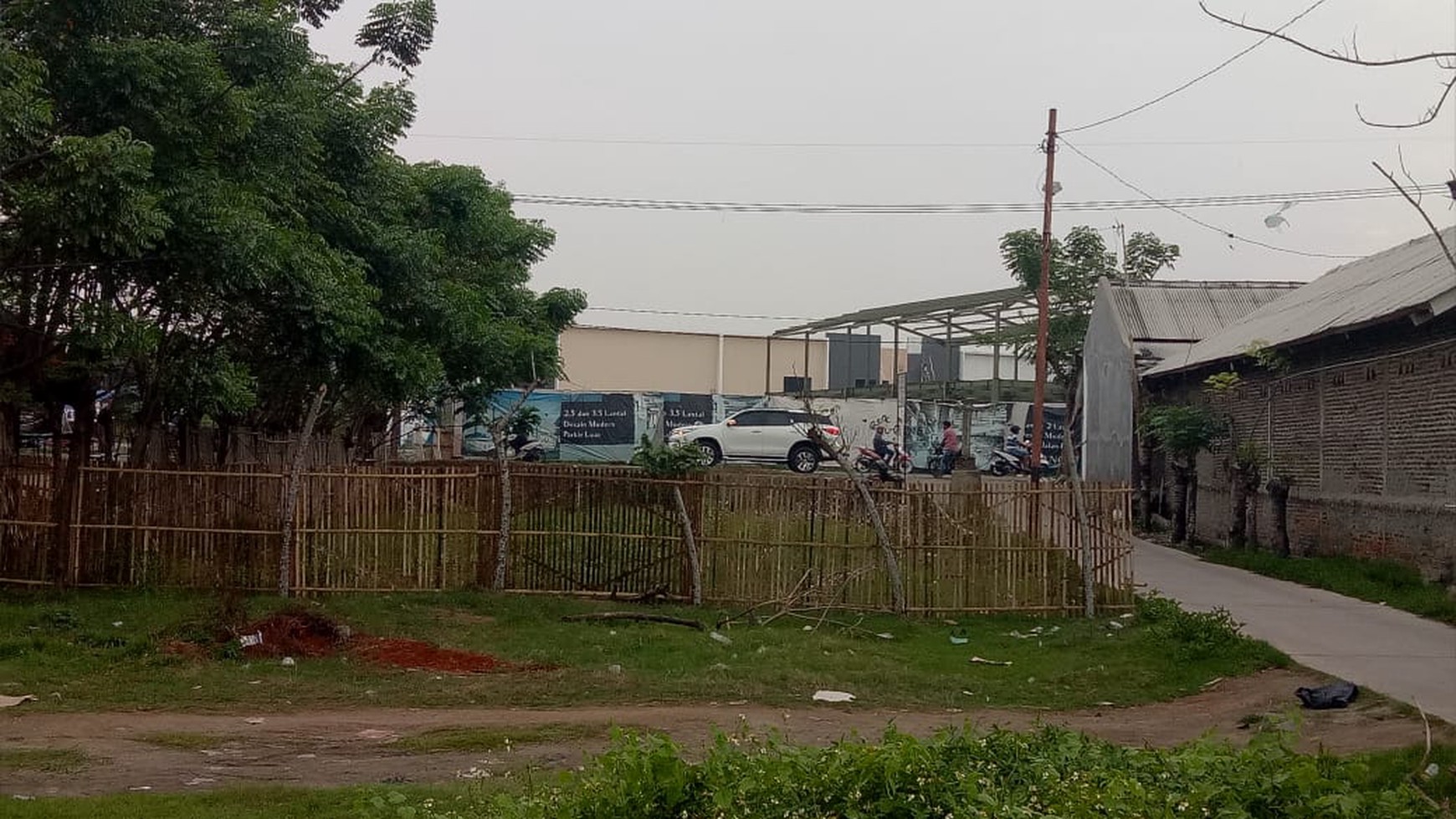 Dijual 2 Lahan di Pinggir Jalan Raya Kalibaru - Teluk Naga, Tangerang