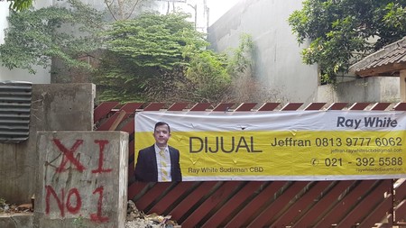 Dijual Tanah di depan Taman Honda Tebet