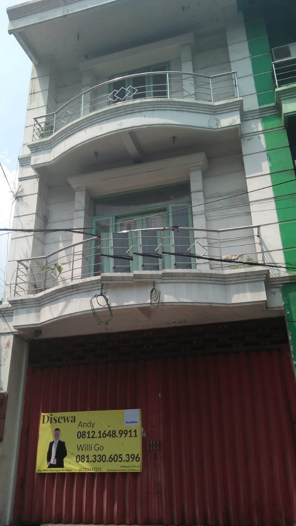 sewa ruko pasar besar strategis