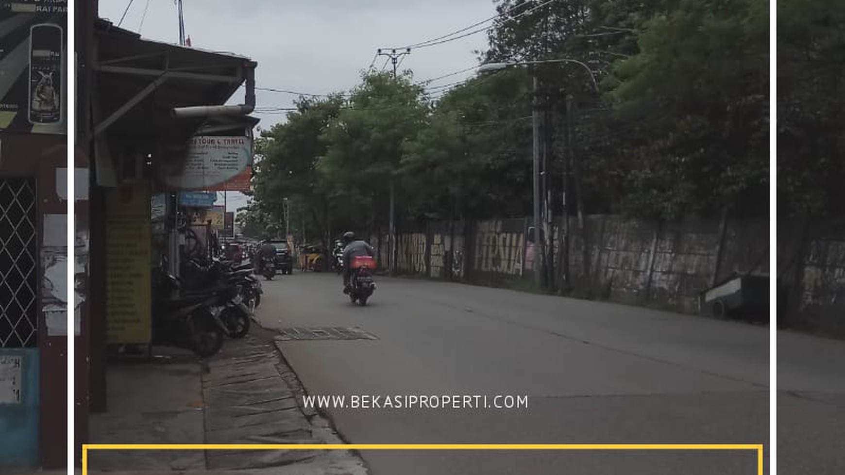 Tanah strategis di jalan utama jatimakmur pondok gede, bisa lewat container 20ft.