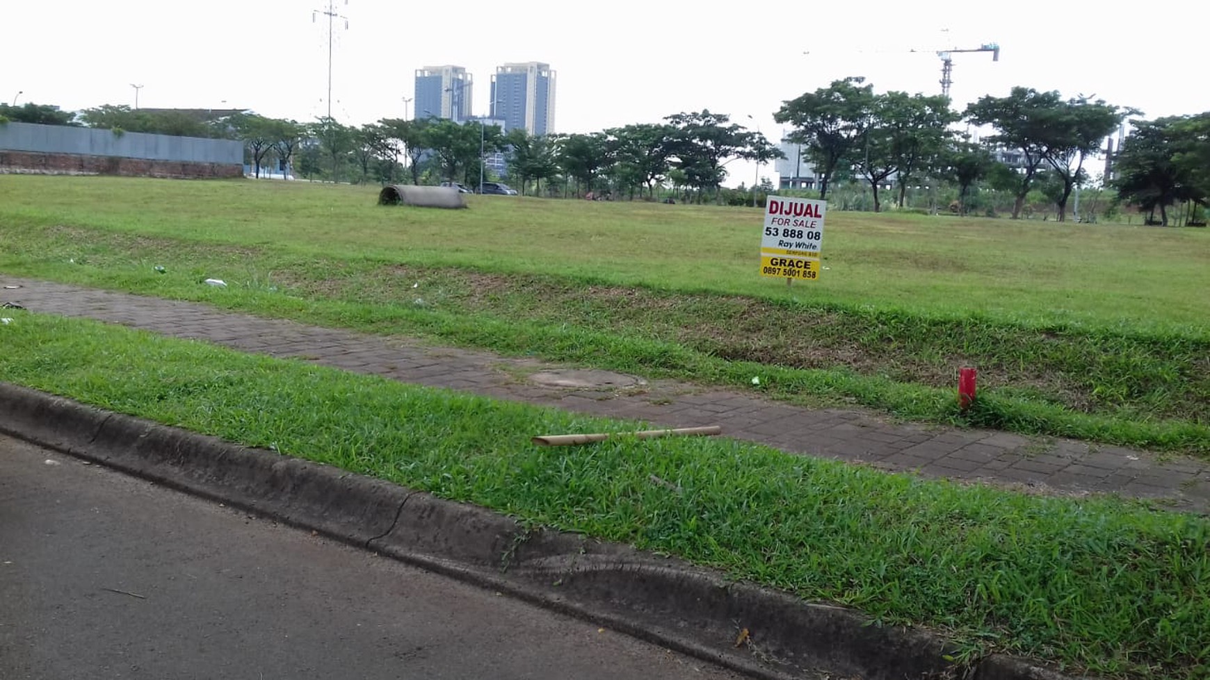 Kavling komersial Taman Kota barat