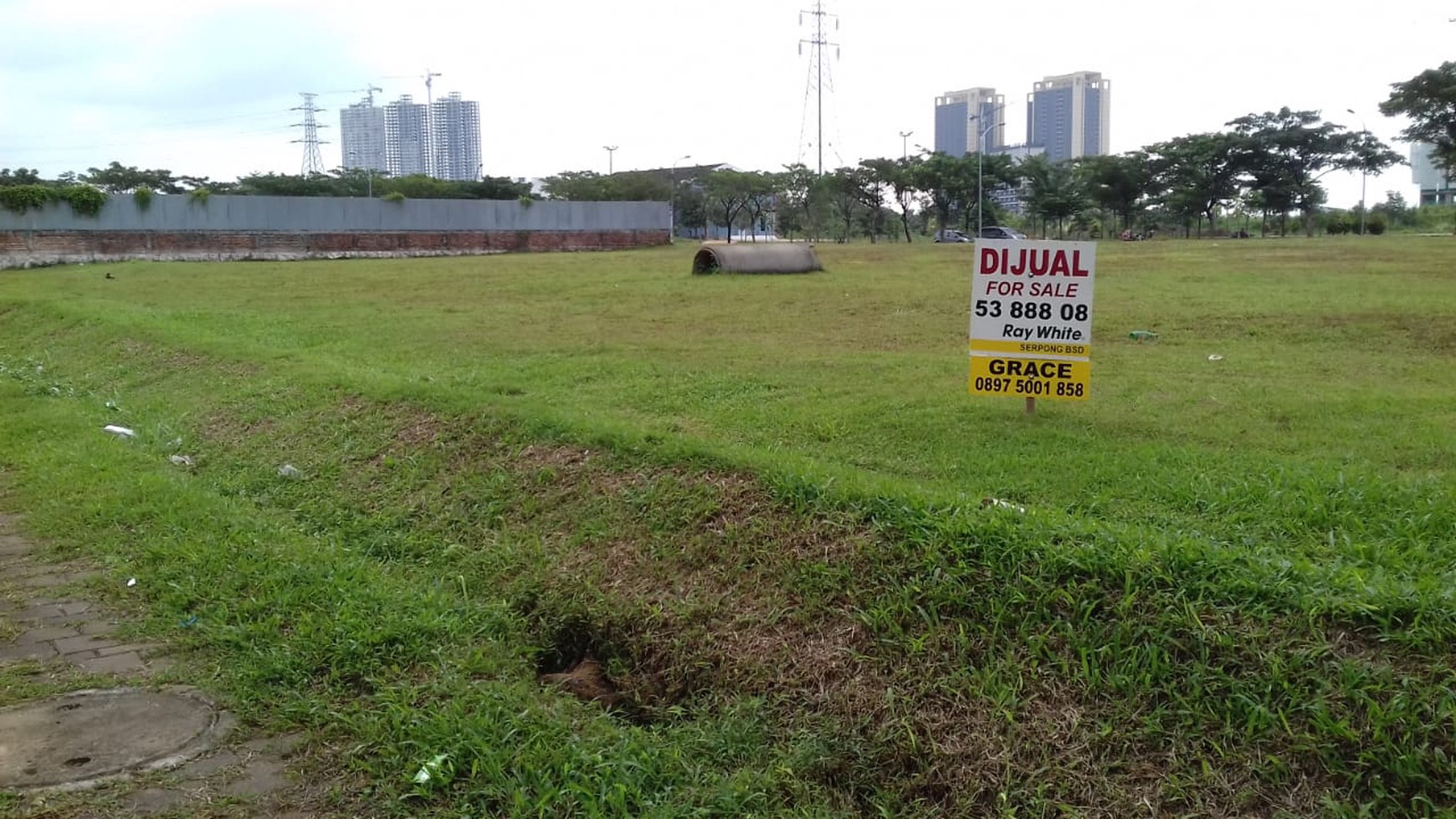 Kavling komersial Taman Kota barat