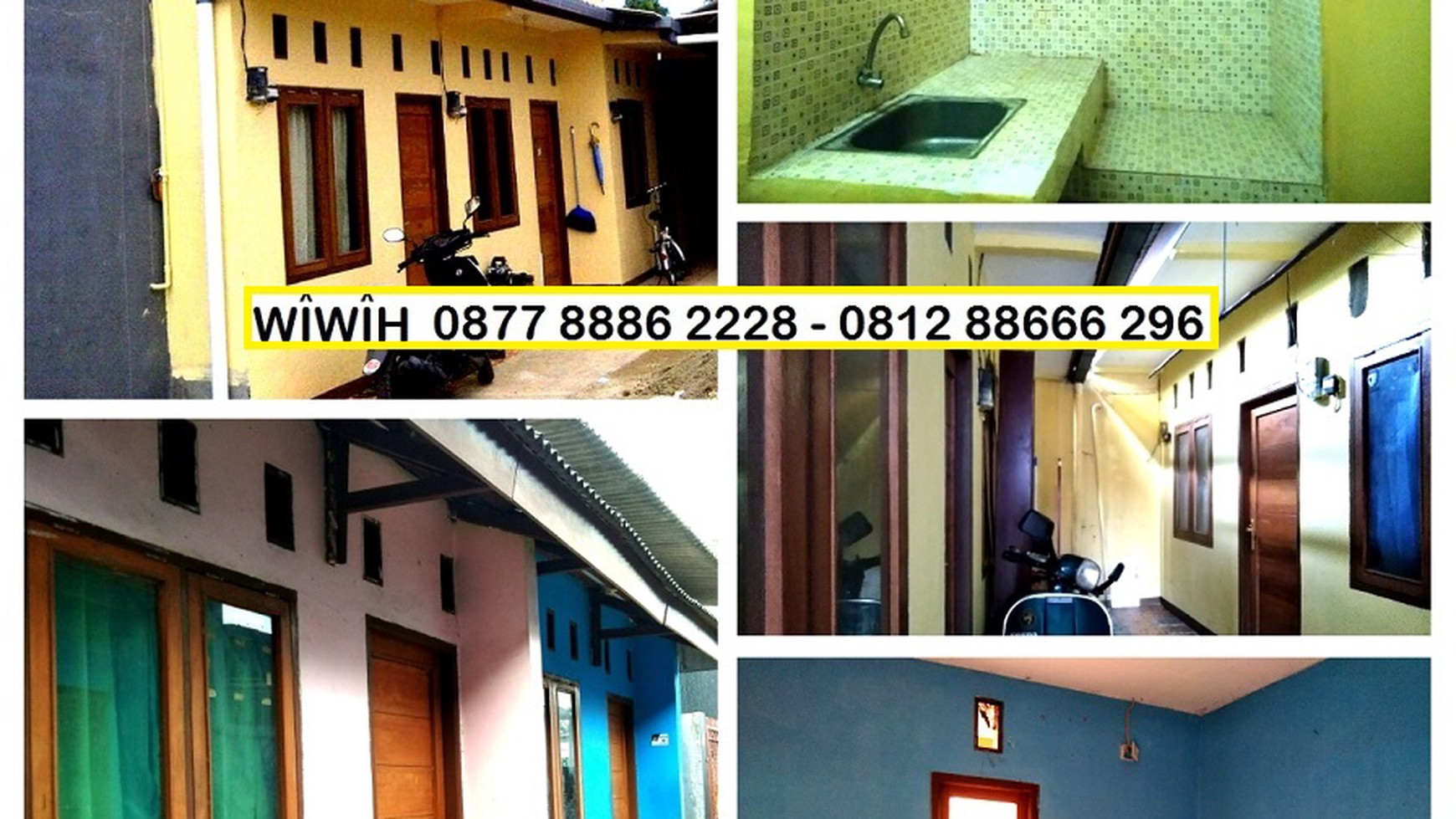 Rumah KONTRAKAN 10 Pintu, 300m Harga 2M nego sampai DEAL, MURAAH!!!