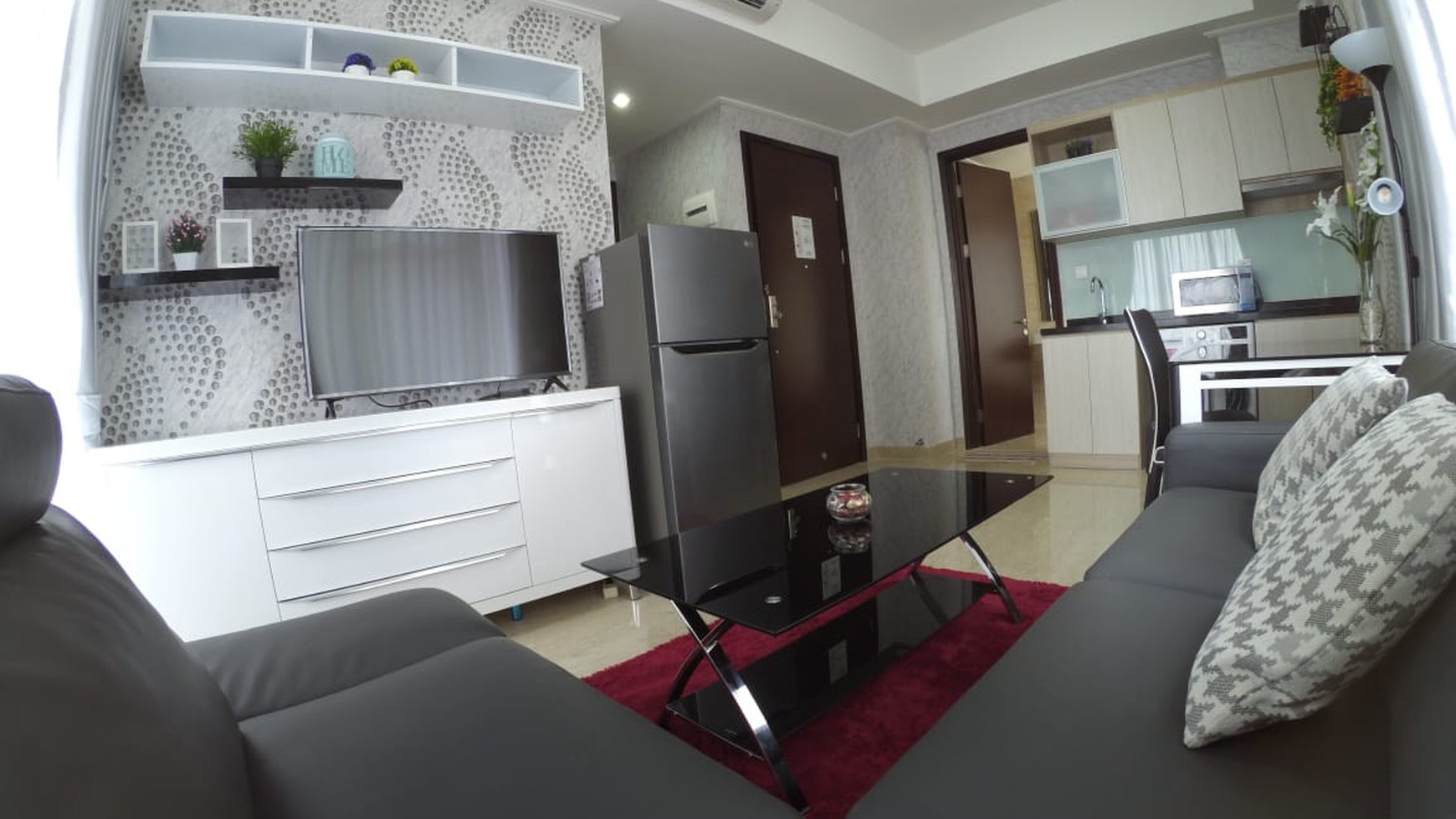 Dijual Apartemen Menteng Park - 2Bedroom Hook - Total Renov - New Furnished Cantik