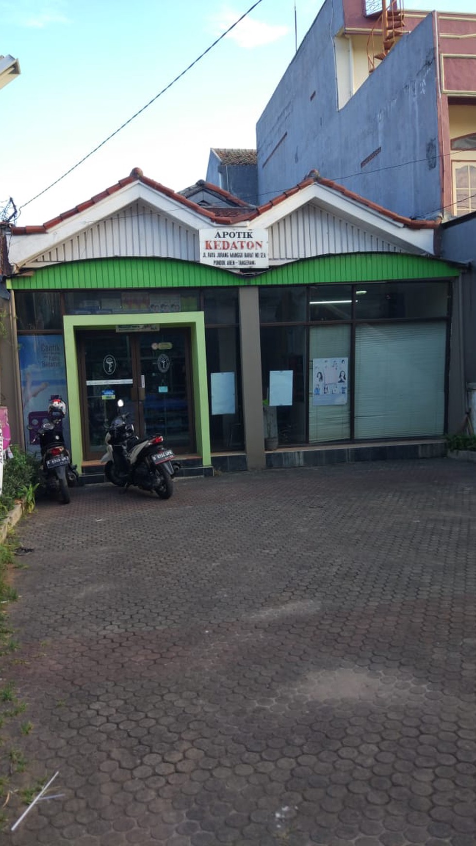 Dijual Ruko Strategis Di Jl Jurang Mangu Barat, Pondok aren