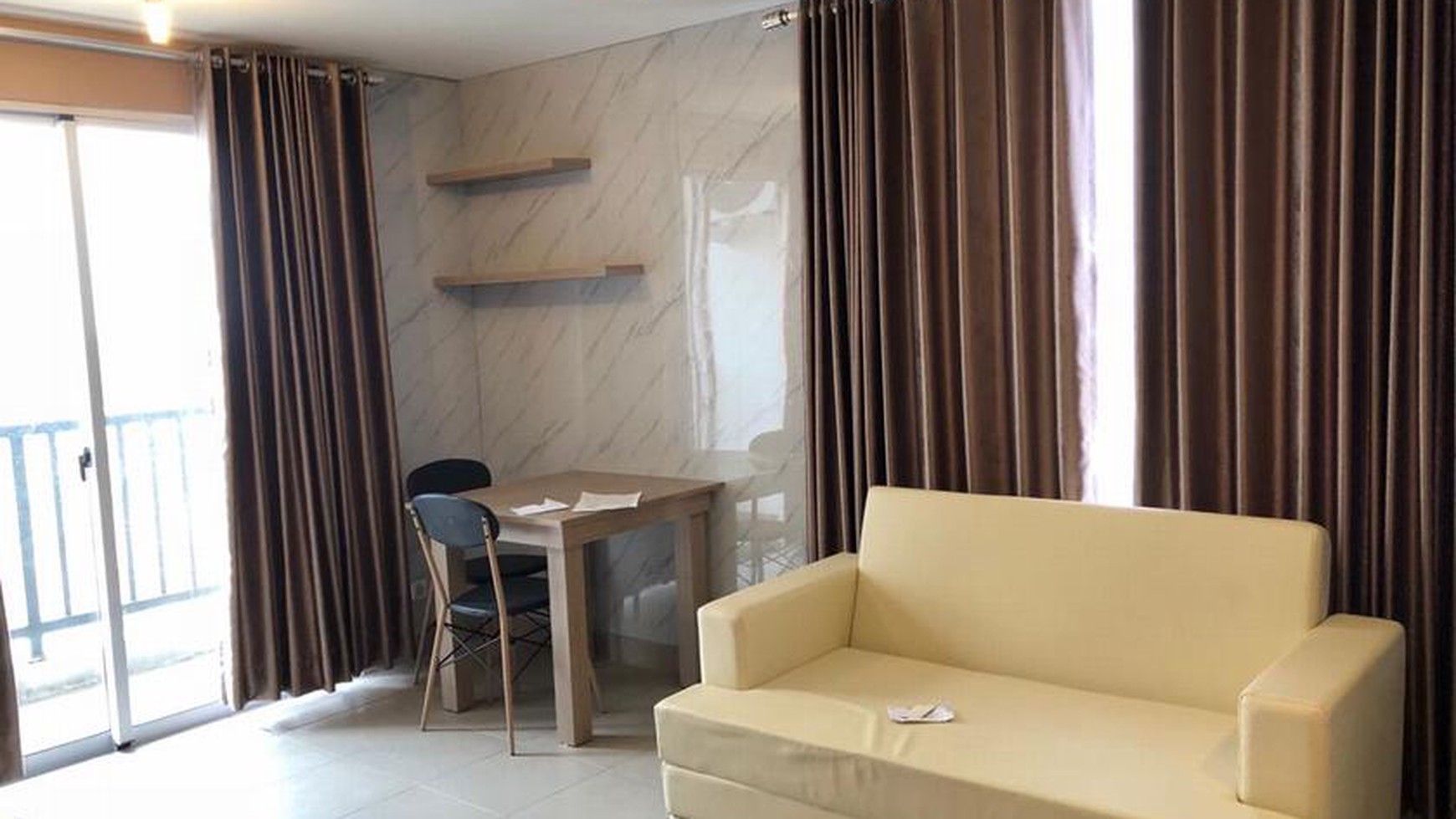 Dijual Apartemen Saveria South Tower BSD City Type 2 BR, Strategis, banyak peminat, siap huni
