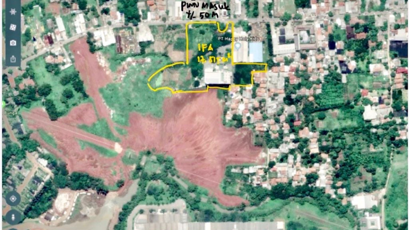 Gedung siap pakai di daerah komersial