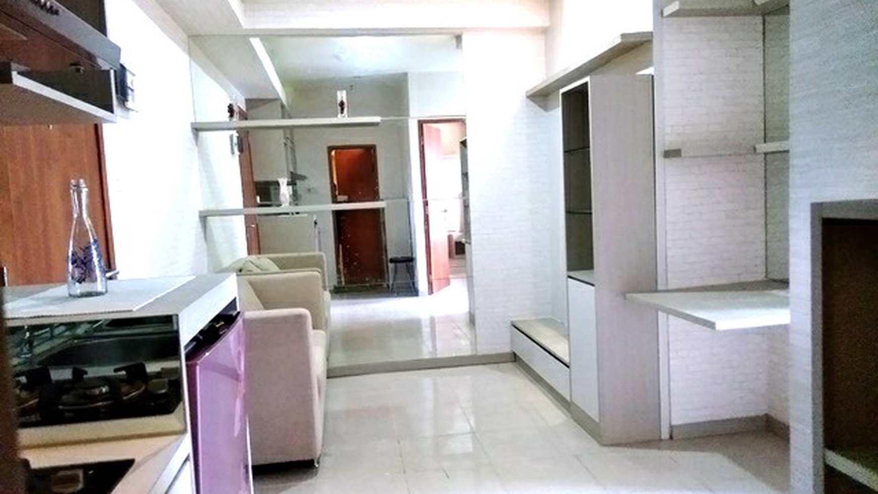 Apartemen Titanium Square  2BR Fully Furnished, harga 55 Jt/Thn nego sampai DEAL.