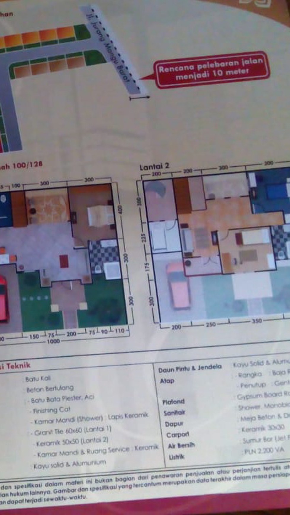 Kavling untuk cluster ada rumah contoh Bintaro Area