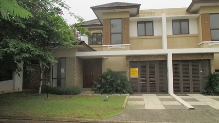 Disewakan Rumah 2 Lantai The Avani - Lavanya BSD, Luas dan Bagus, Siap Huni