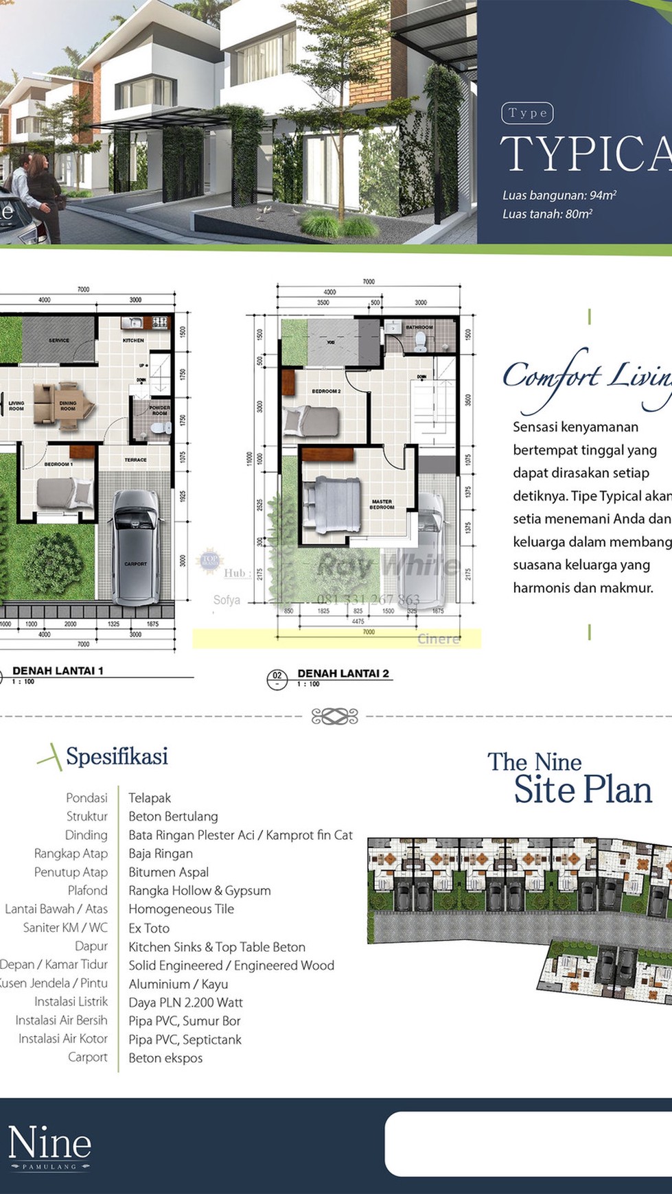 Rumah Murah Nine Residence Pamulang Tangerang Selatan