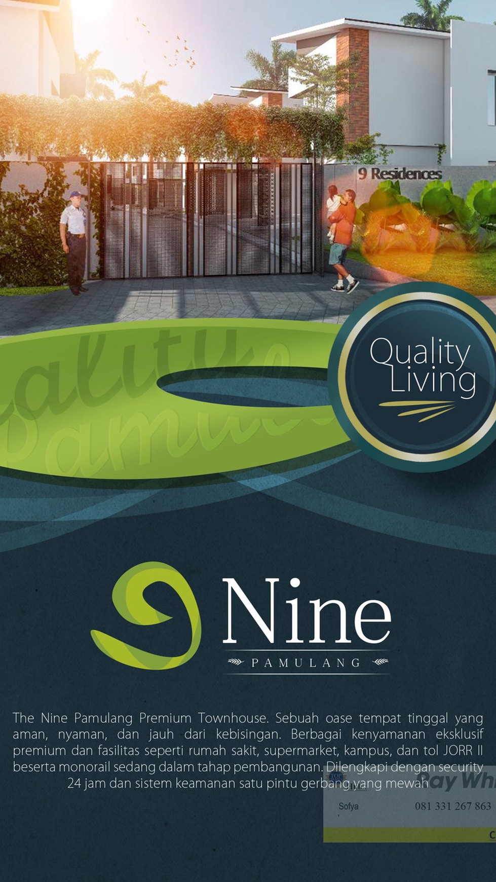 Rumah Murah Nine Residence Pamulang Tangerang Selatan