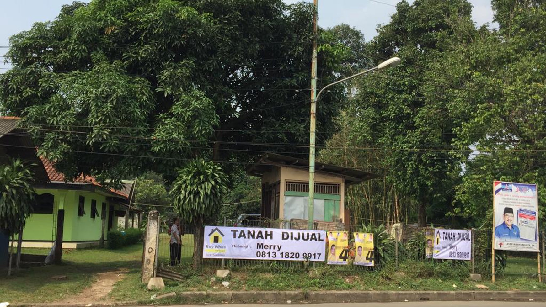 Kavling besar Lokasi strategis di Jl. Raya Parung