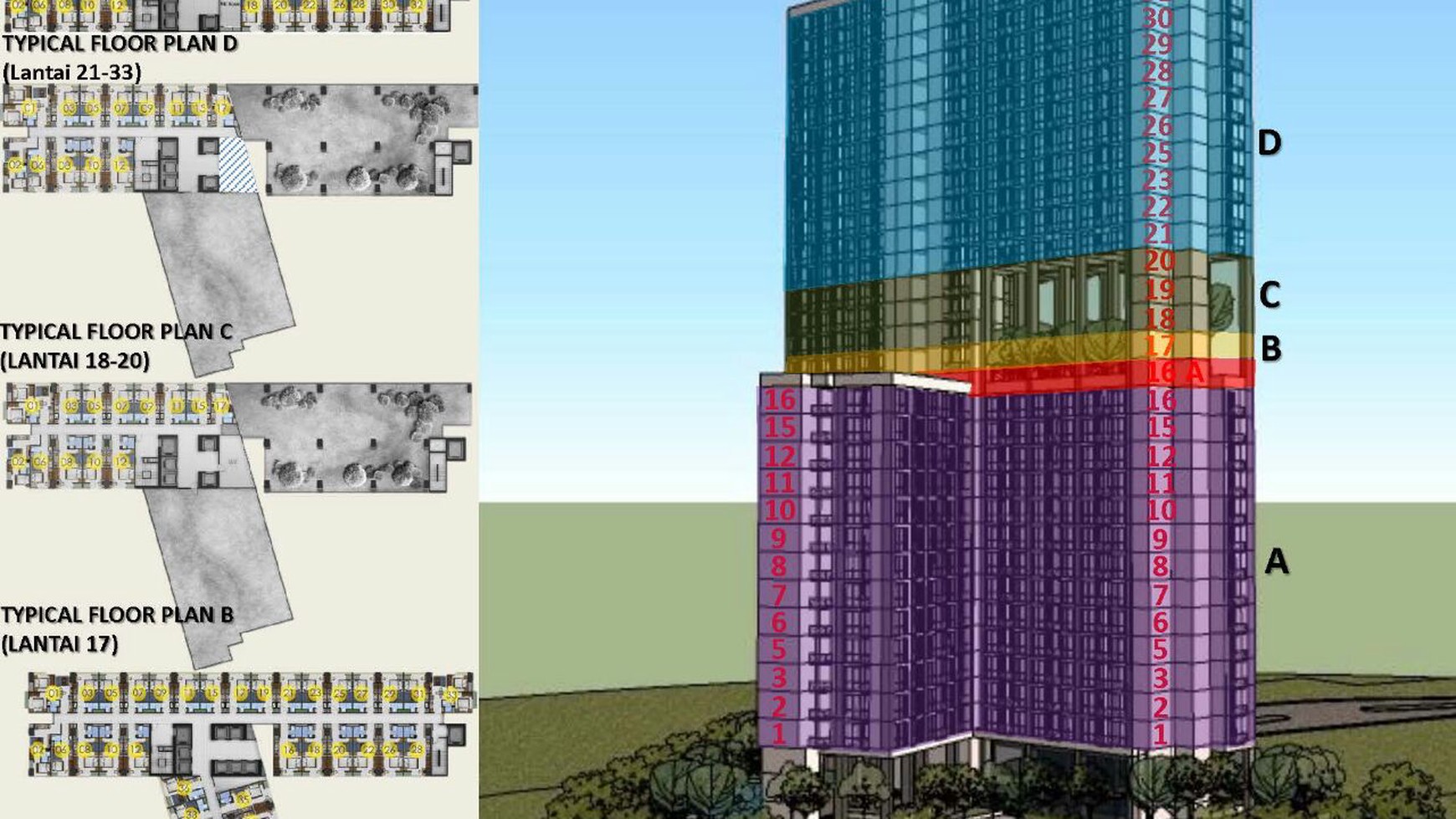 Apartemen Murah, Hunian Nyaman dan Asri @Apartemen Silk Town, Graha Raya
