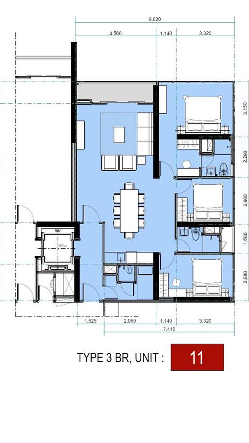 Jual Apartemen Lexinton Deplu Raya Kebayoran Lama