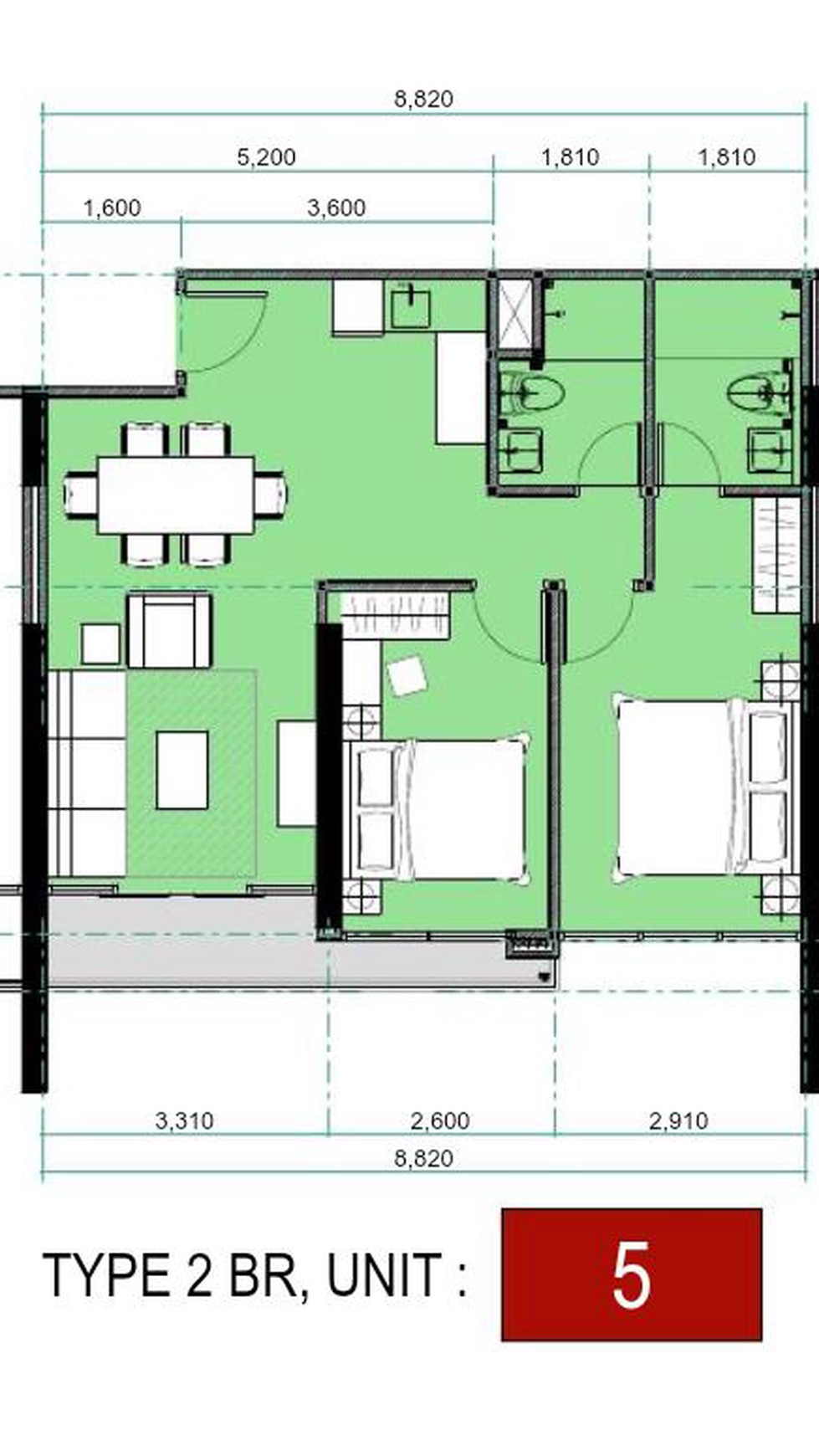 Jual Apartemen Lexinton Deplu Raya Kebayoran Lama