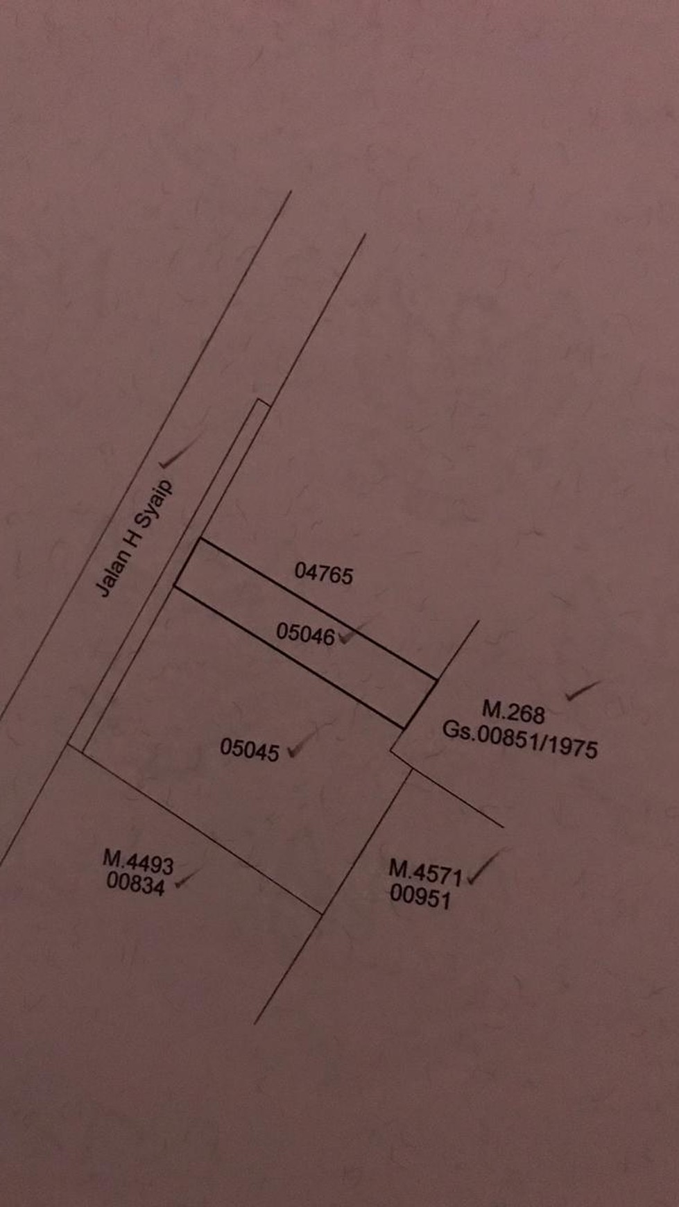 Jual Tanah di Radio Dalam, H.Syaip