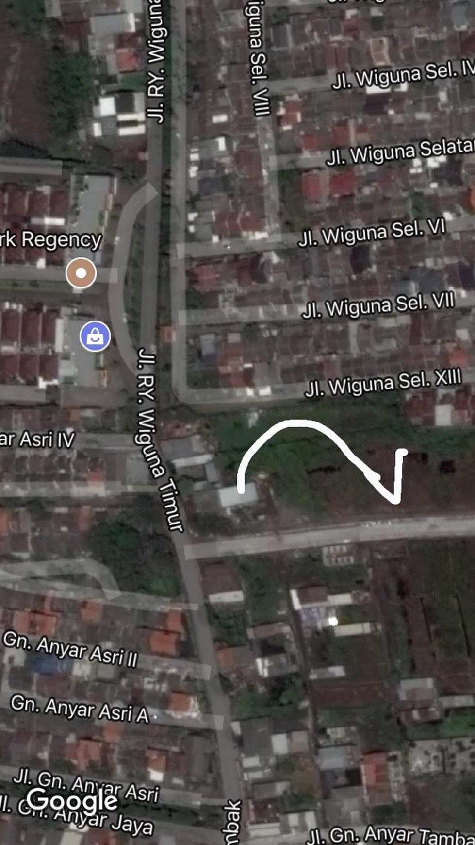 Tanah SHM di Gunung Anyar